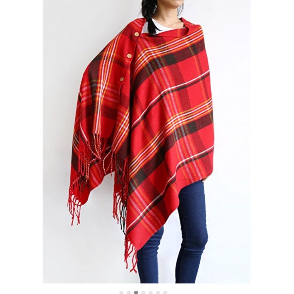 ❤️Blowout Sale❤️LAST 1 Poncho Blanket Scarf - Picture 2 of 6